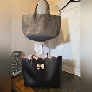 2 (Two) Large - Beautiful - Heavy-duty  Tote Bags.